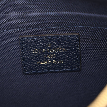 Louis Vuitton LOUIS VUITTON Monogram Pallas Clutch Blue Marine 6 of 10
