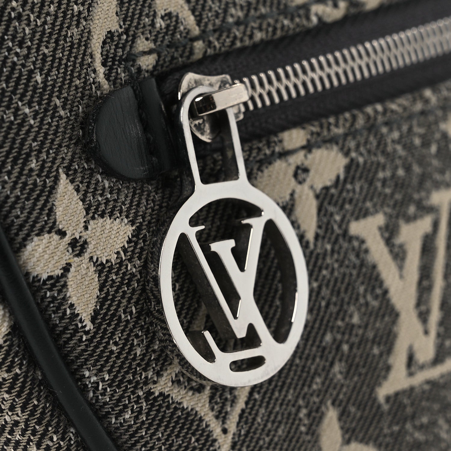 Louis Vuitton Monogram Jacquard Denim Loop Black 10 of 11
