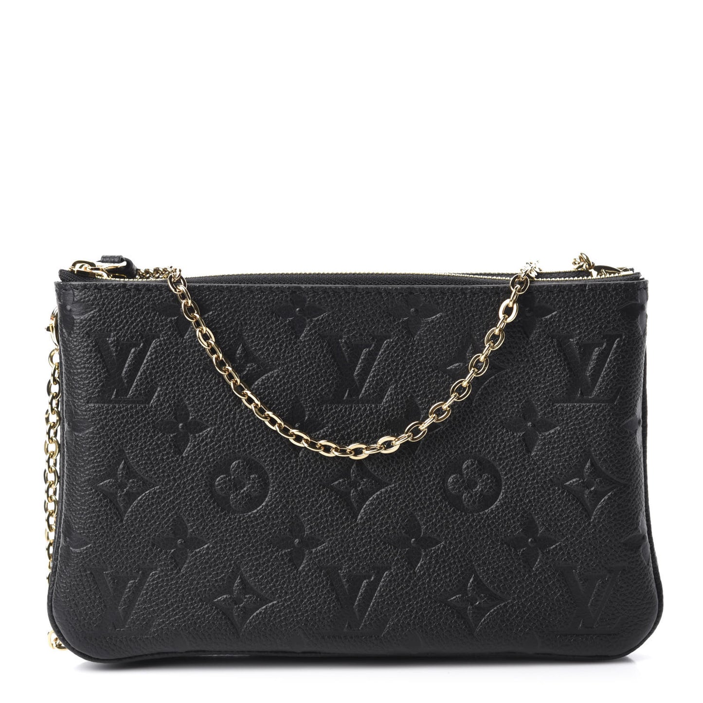 Empreinte Double Zip Pochette Black