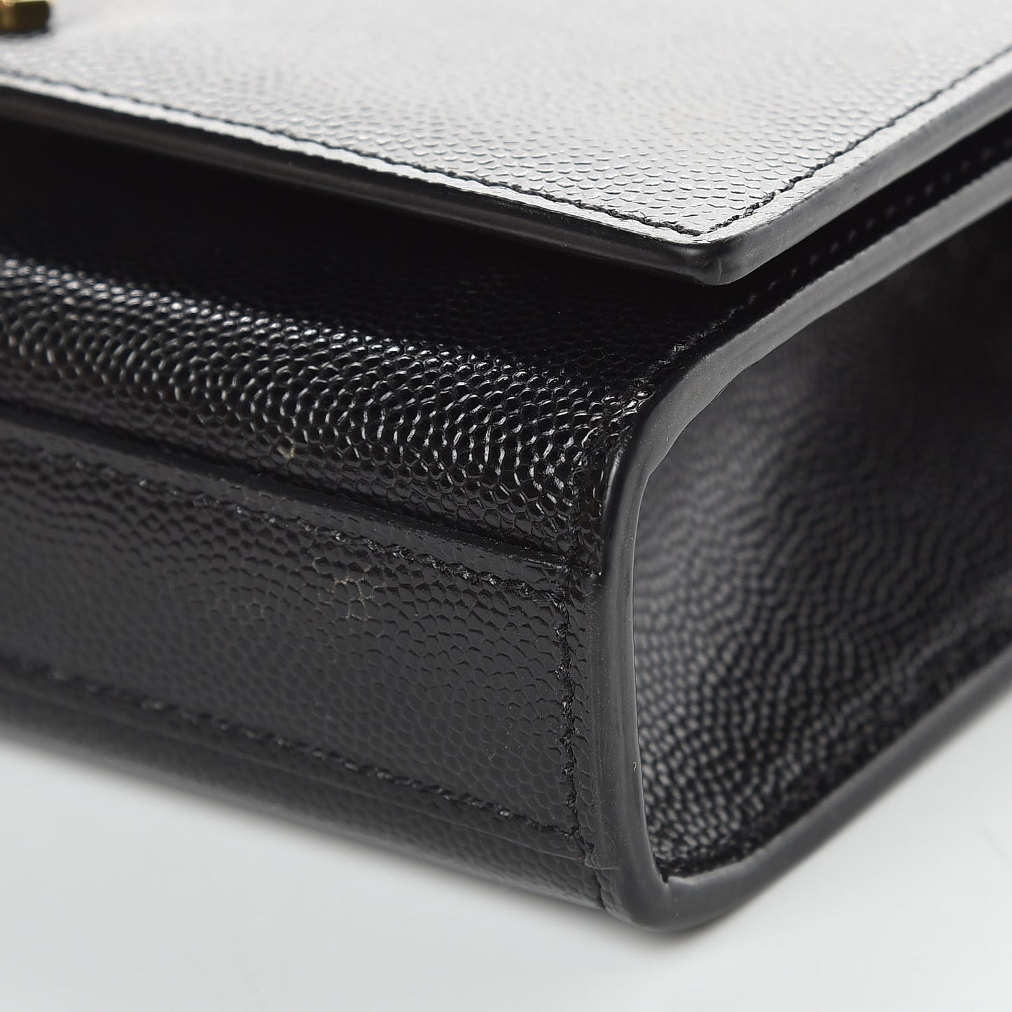 Grain De Poudre Small Monogram Kate Satchel Black
