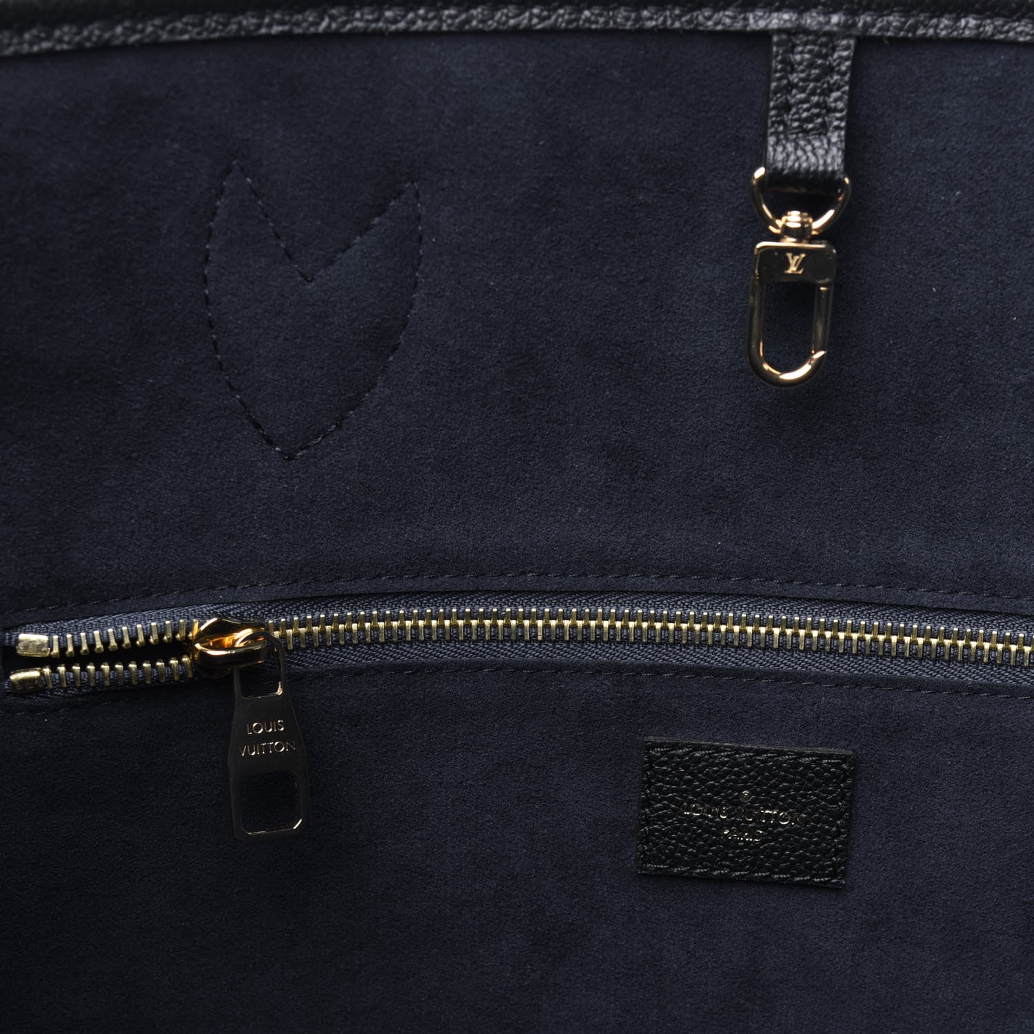 Louis Vuitton Empreinte Monogram Giant Neverfull MM Black 8 of 11
