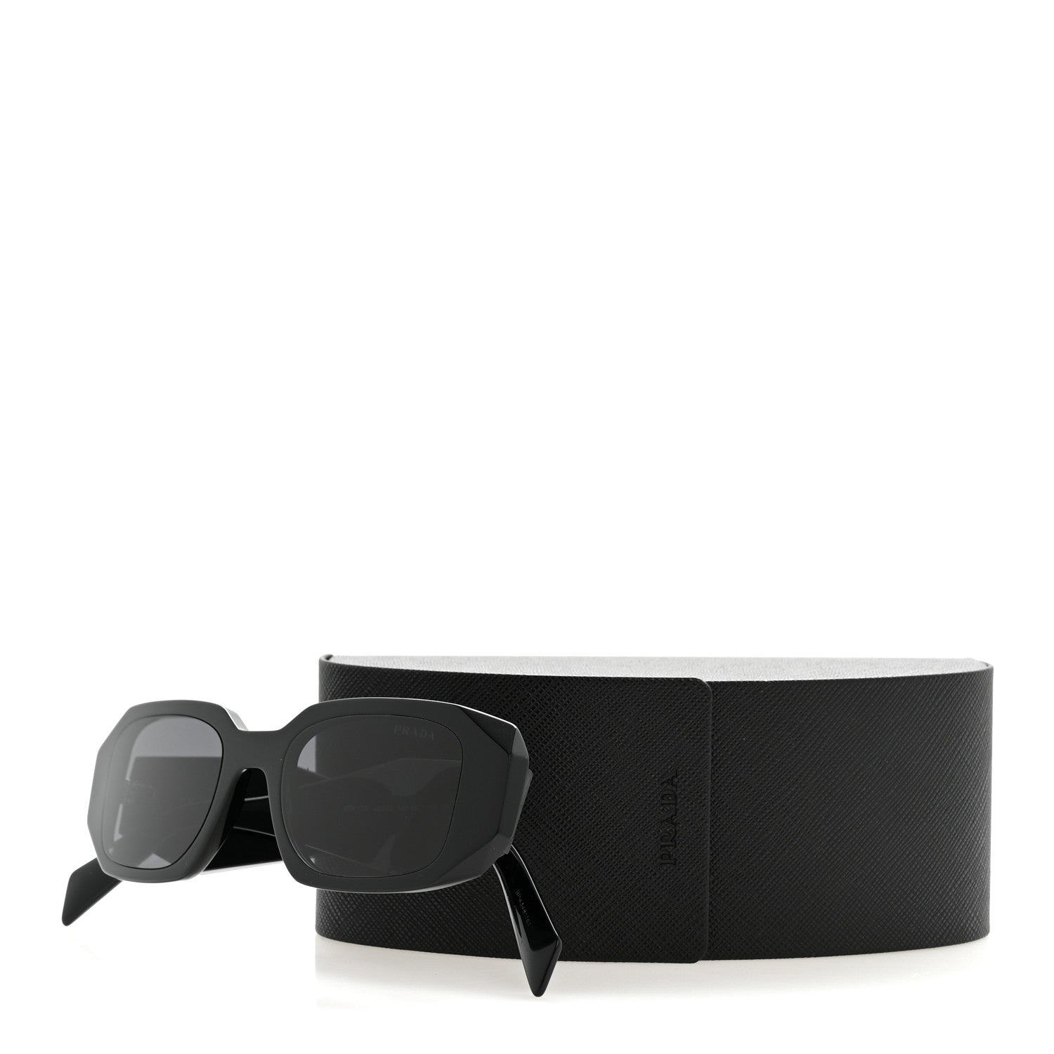 Prada Acetate Symbole Sunglasses SPR 17W Black 9 of 9