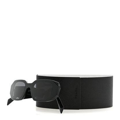 Prada Acetate Symbole Sunglasses SPR 17W Black 9 of 9