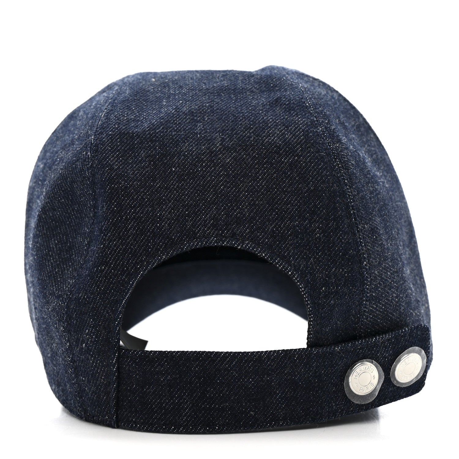 Hermes Denim Embroidered Davis Emile Hat 57 Indigo 1809701