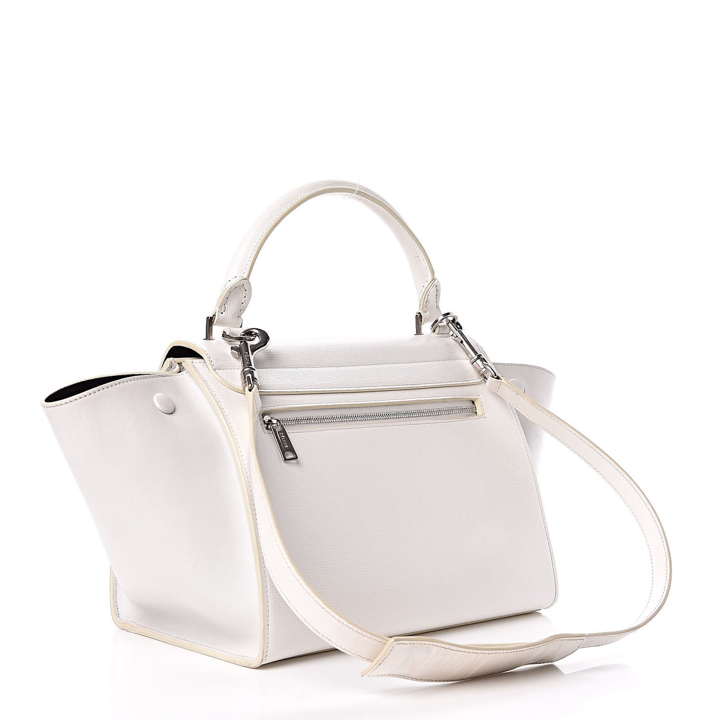 Liege Calfskin Small Trapeze White