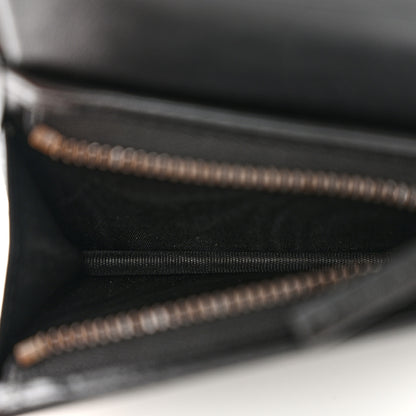 Gucci Calfskin Matelasse GG Marmont Card Case Wallet Black 6 of 10