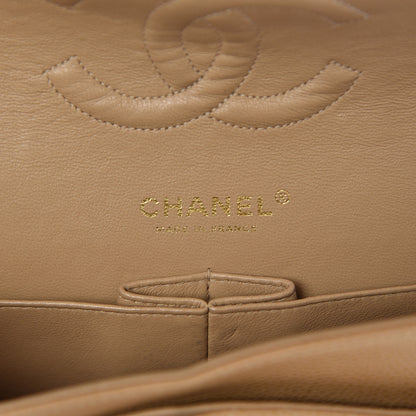 Chanel Caviar Quilted Medium Double Flap Beige Clair 6 of 13