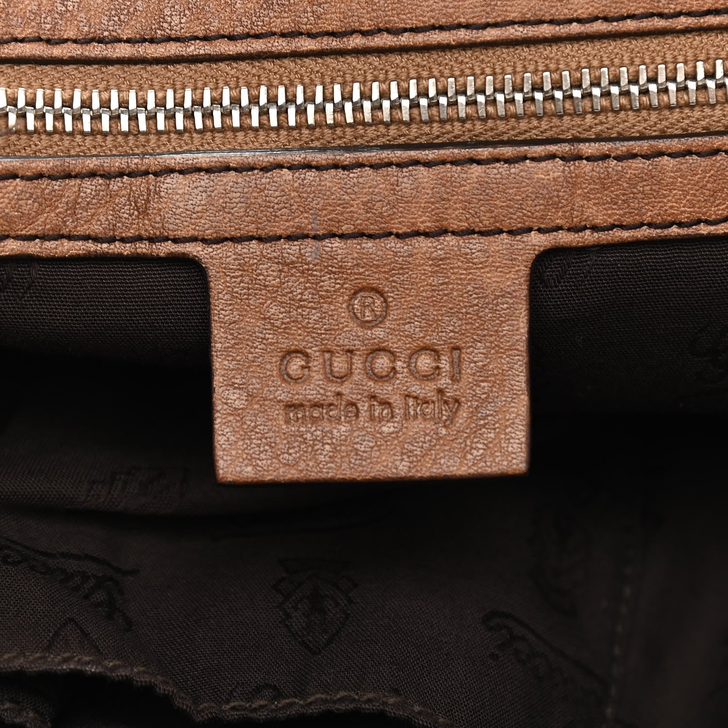 Gucci Calfskin Large Bamboo Bar Shoulder Bag Light Brown 6 of 13