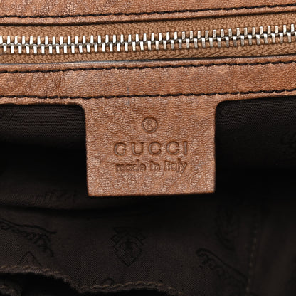 Gucci Calfskin Large Bamboo Bar Shoulder Bag Light Brown 6 of 13
