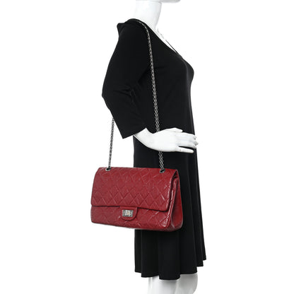 Chanel Aged Calfskin Quilted 2.55 Reissue 227 Flap Red 2 of 10