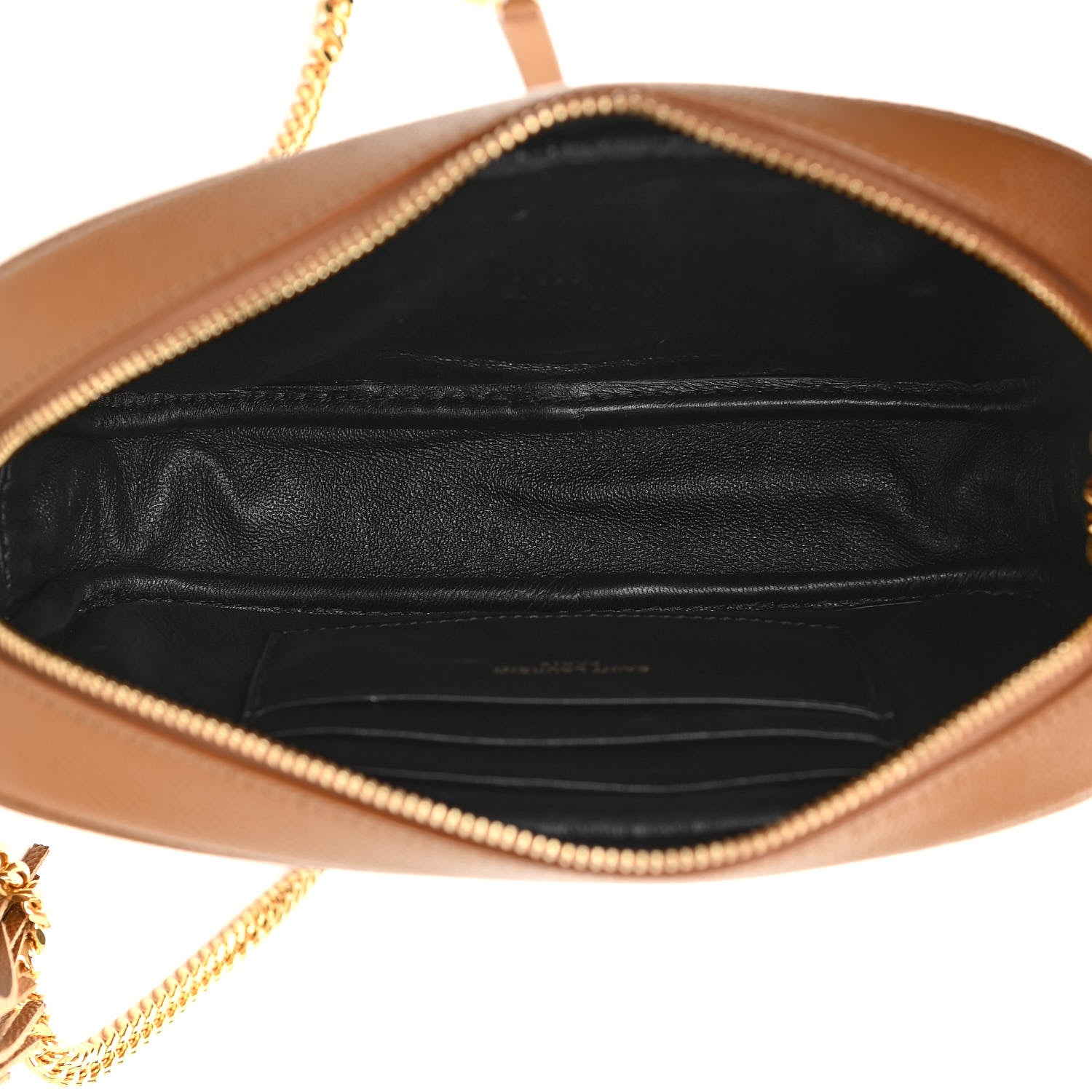 Saint Laurent Grain De Poudre Matelasse Monogram Mini Lou Camera Bag Dark Natural 5 of 11