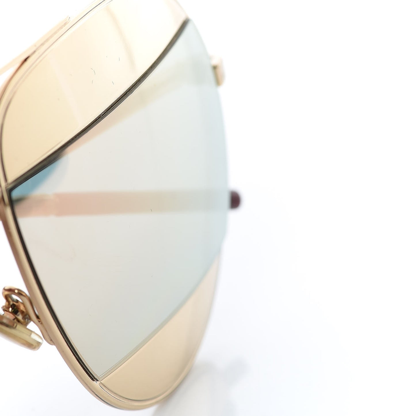 Split 1 Aviator Sunglasses Rose Gold