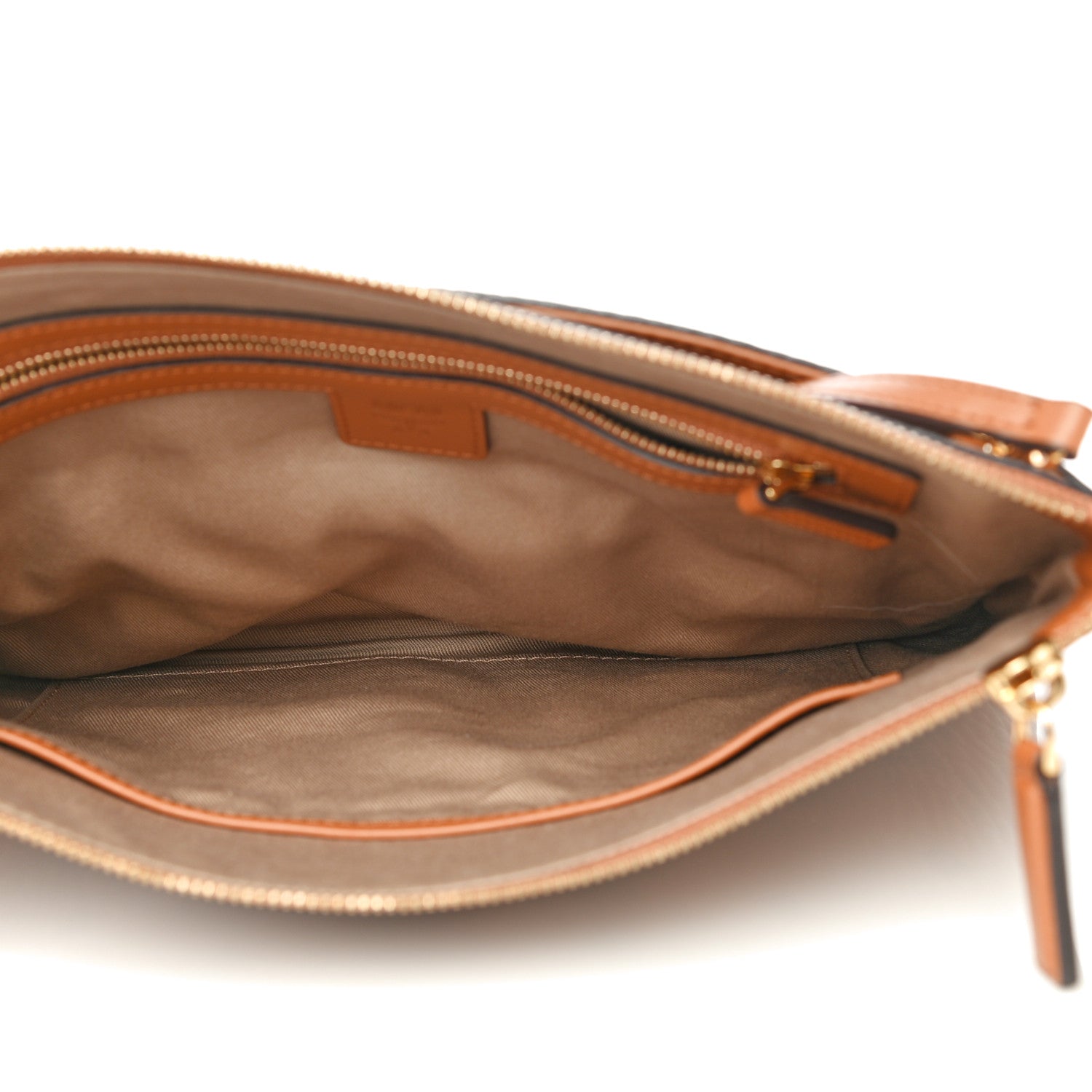 MCM Visetos Medium Crossbody Pouch Cognac 5 of 17