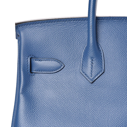 Hermes Epsom Birkin 30 Bleu 23 of 31