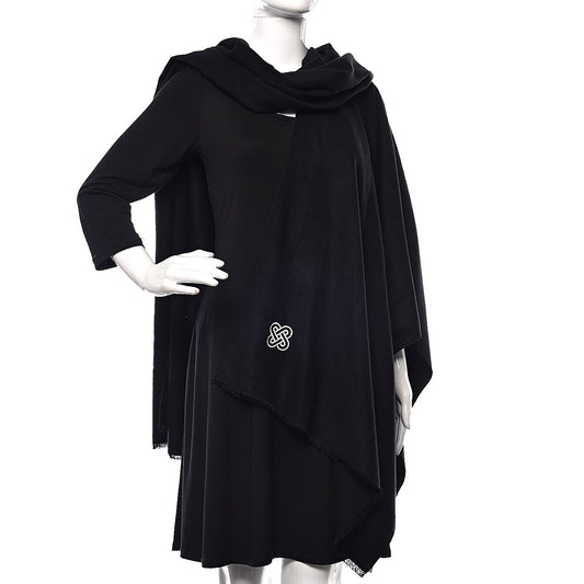 FASHIONPHILE Viscose Wrap Black