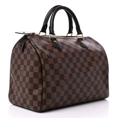 Louis Vuitton Damier Ebene Speedy 30 3 of 9