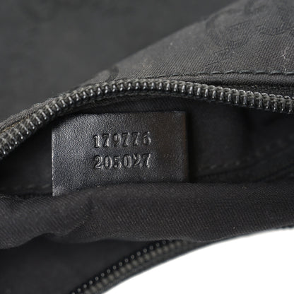 Gucci Nylon Monogram Small Hobo Black 7 of 10