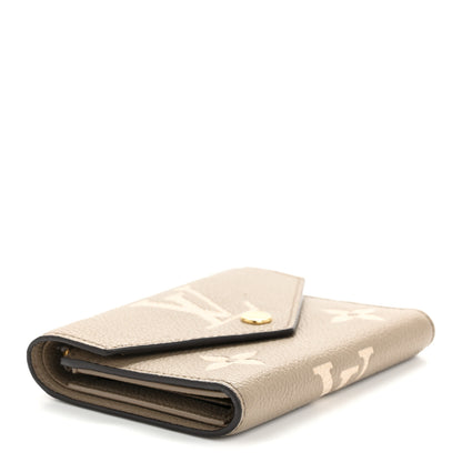 Louis Vuitton Empreinte Monogram Giant Victorine Wallet Tourterelle Creme 4 of 10