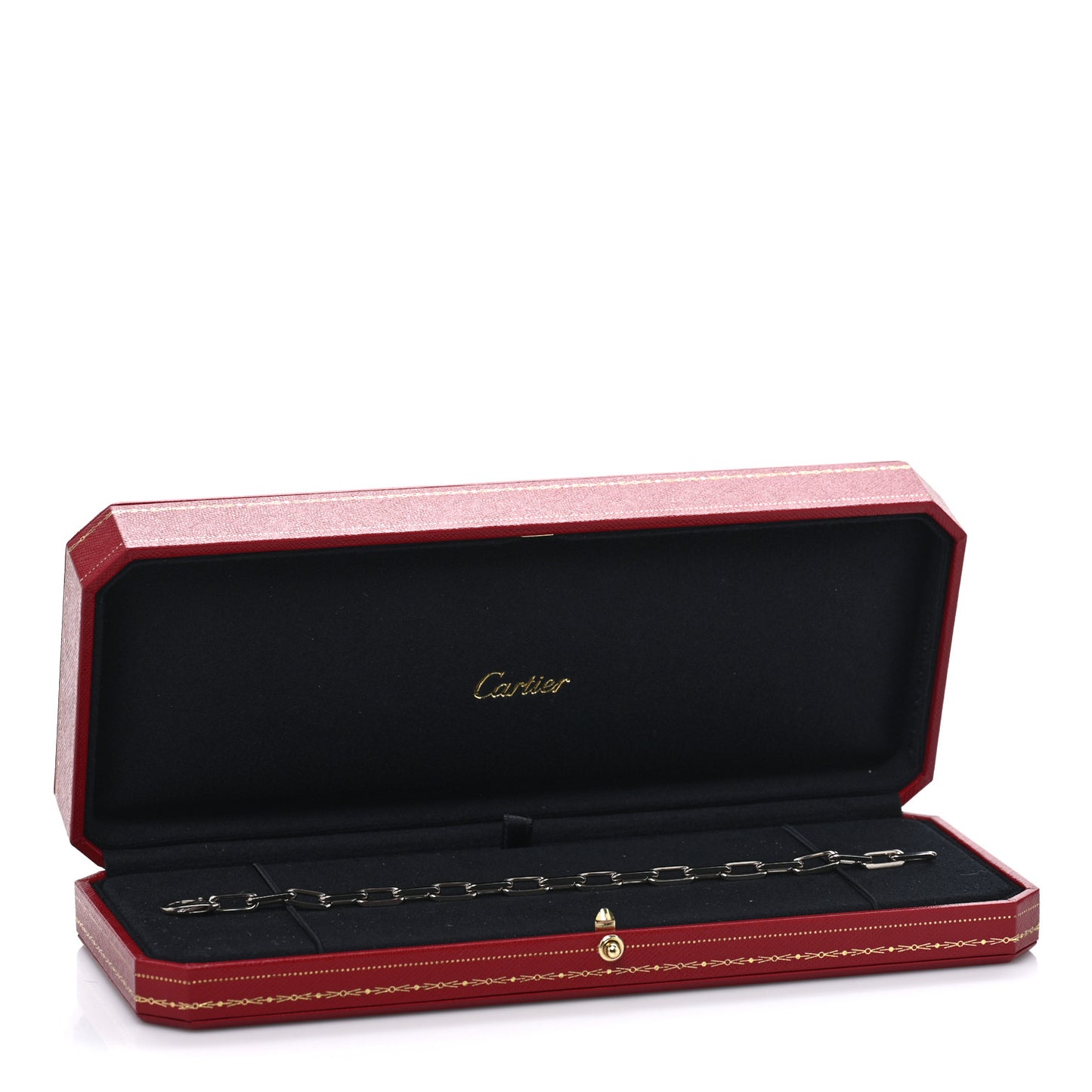 18K White Gold Santos de Cartier Bracelet