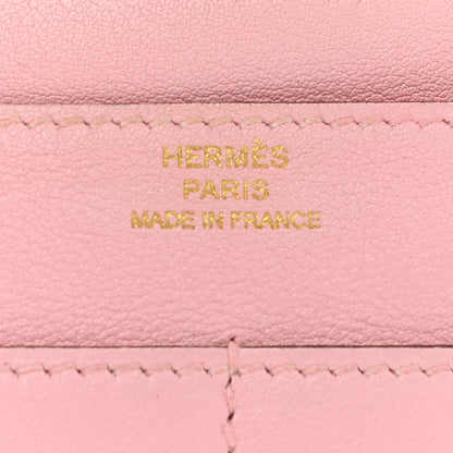 Hermes Swift Dogon Duo Wallet Rose Sakura 7 of 12