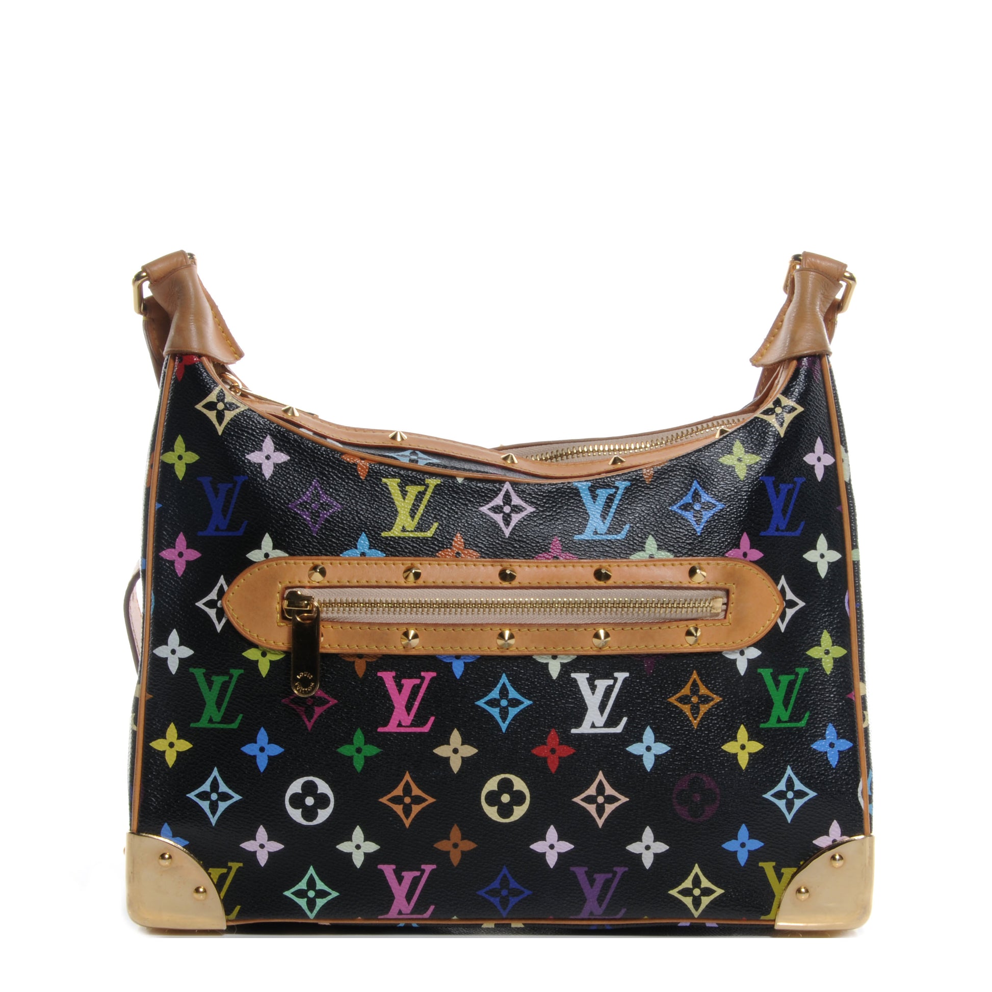 Louis Vuitton Monogram Multicolor Boulogne Black 1 of 8