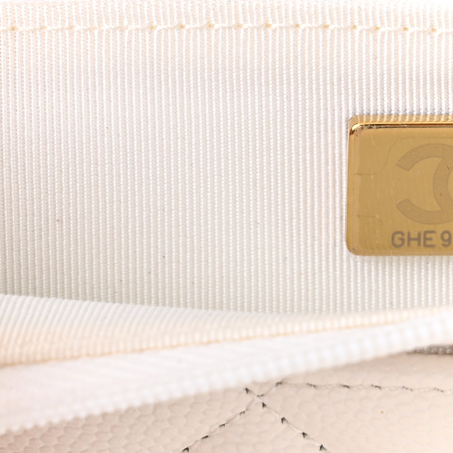 Chanel Caviar Quilted Wallet On Chain WOC White 7 of 11