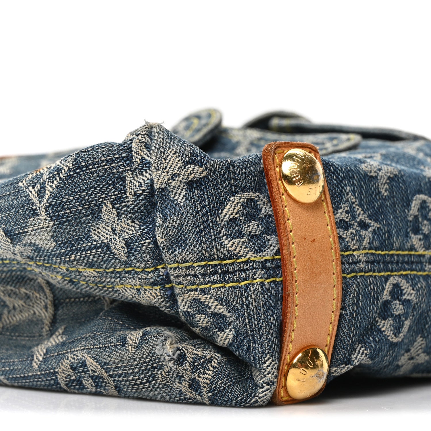 Louis Vuitton Denim Baggy GM Blue 8 of 9