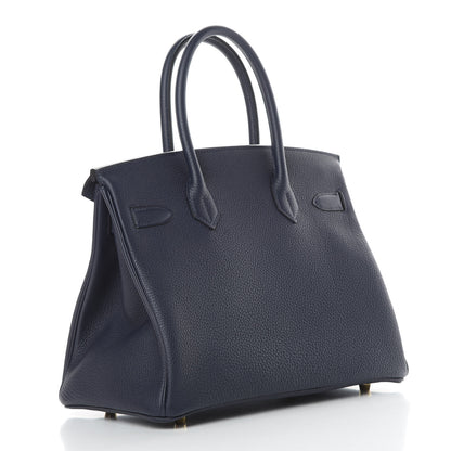 Hermes Togo Birkin 30 Bleu Nuit 3 of 11