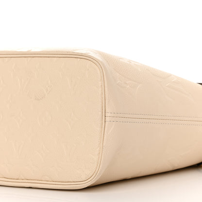 Louis Vuitton Empreinte Monogram Giant Neverfull MM Cream 10 of 14