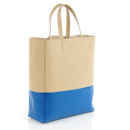 Celine Grained Calfskin Small Vertical Bi-Cabas Beige Sea 3 of 7