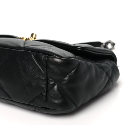 Chanel Goatskin Quilted Medium Chanel 19 Flap Black 10 of 10