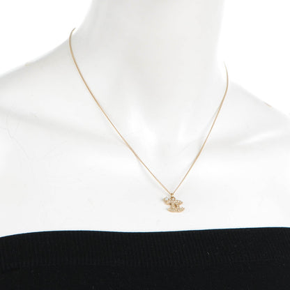 Chanel Crystal Timeless CC Necklace Gold 2 of 5
