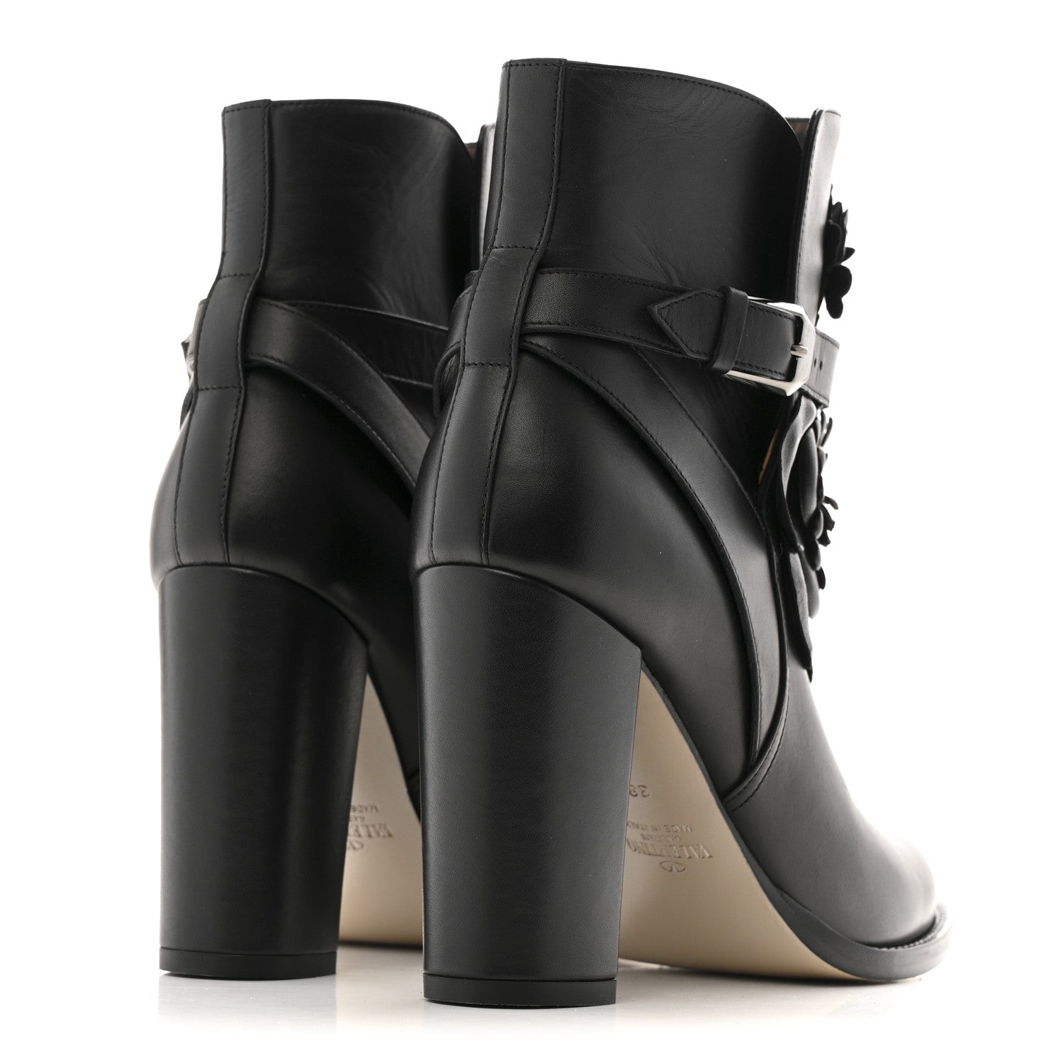 Valentino Garavani Calfskin Techno Couture Boots 38 Black 5 of 11
