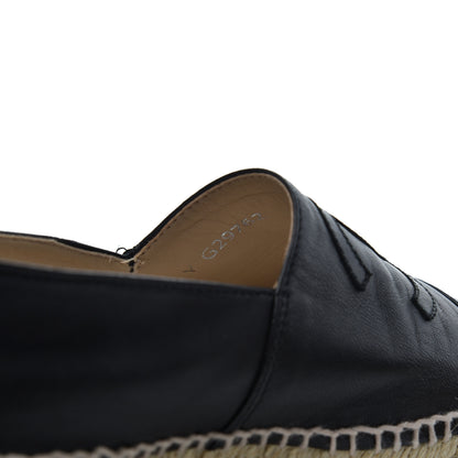 Chanel Lambskin CC Espadrilles 39 Black 8 of 27