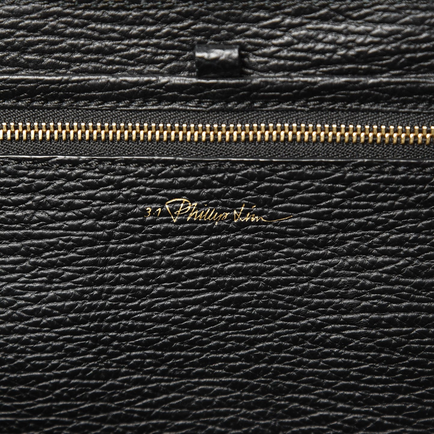3.1 Textured Calfskin Medium Pashli Satchel Black