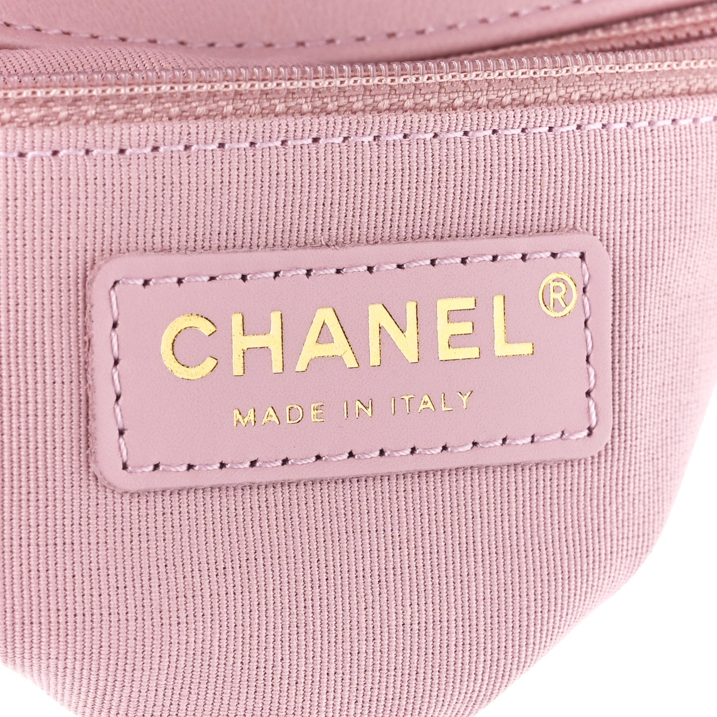 Lambskin Quilted Small Chain Top Handle Flap Rose Clair