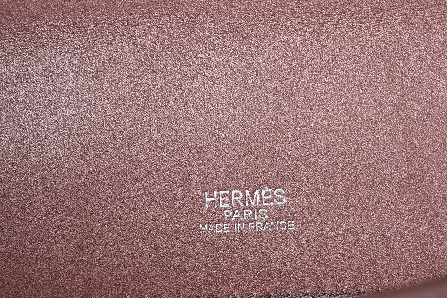 Hermes Tadelakt Kelly Cut Clutch Pochette Griolet 14 of 23