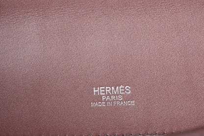 Hermes Tadelakt Kelly Cut Clutch Pochette Griolet 14 of 23