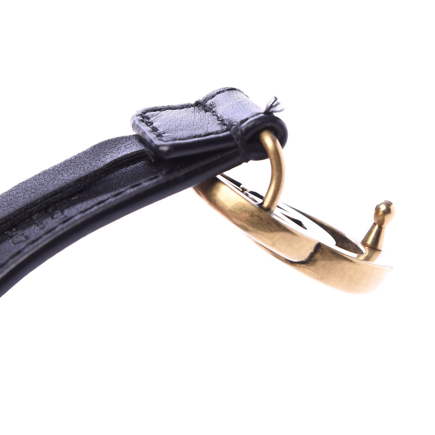 Gucci Calfskin Double G 20mm Belt 70 28 Black 7 of 8