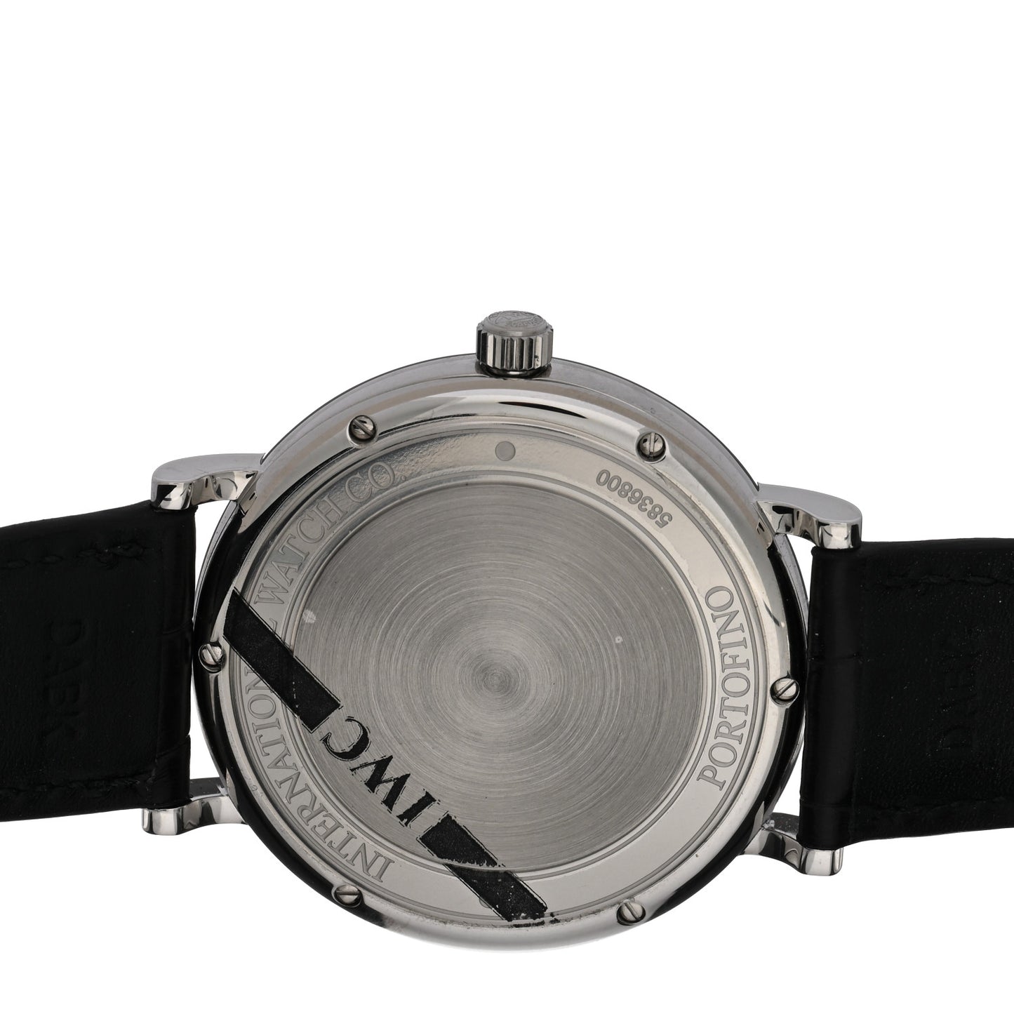 Stainless Steel Alligator 40mm Portofino Automatic Watch Blue IW356523