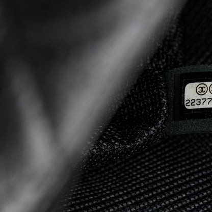 Chanel Calfskin Quilted XXL Travel Flap Bag Black 8 of 9