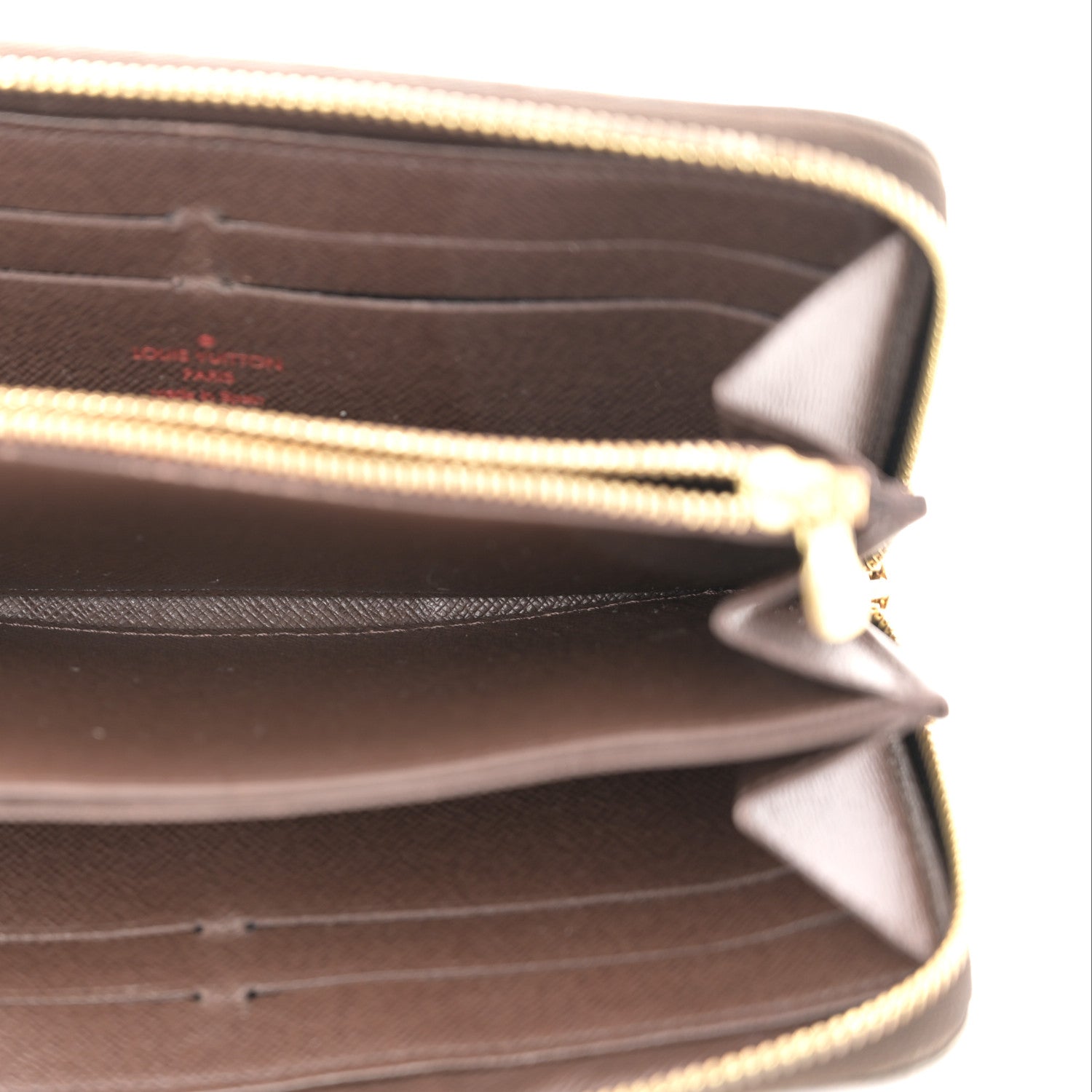 Louis Vuitton Damier Ebene Zippy Wallet 5 of 9