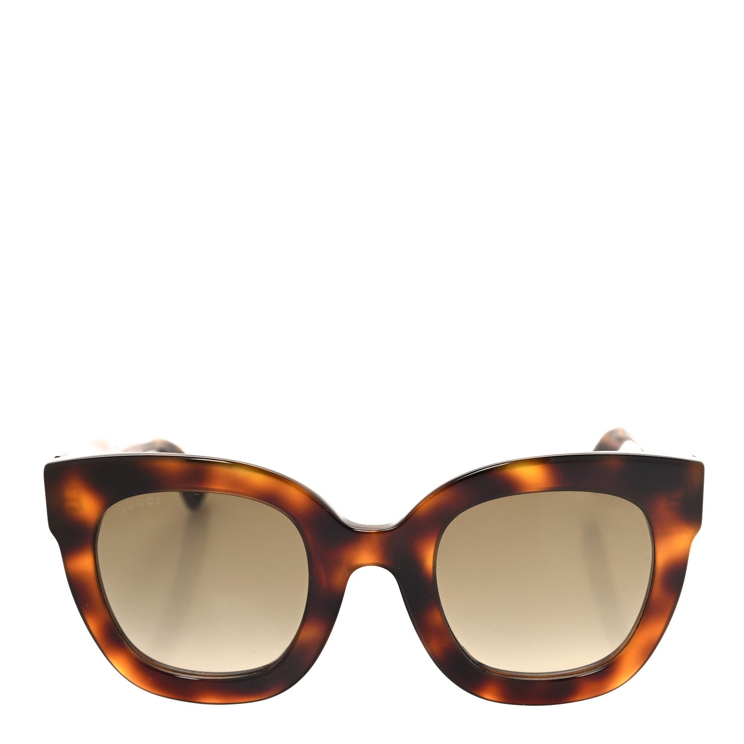 Gucci Round Frame Star Sunglasses GG0208S Tortoise 2 of 6