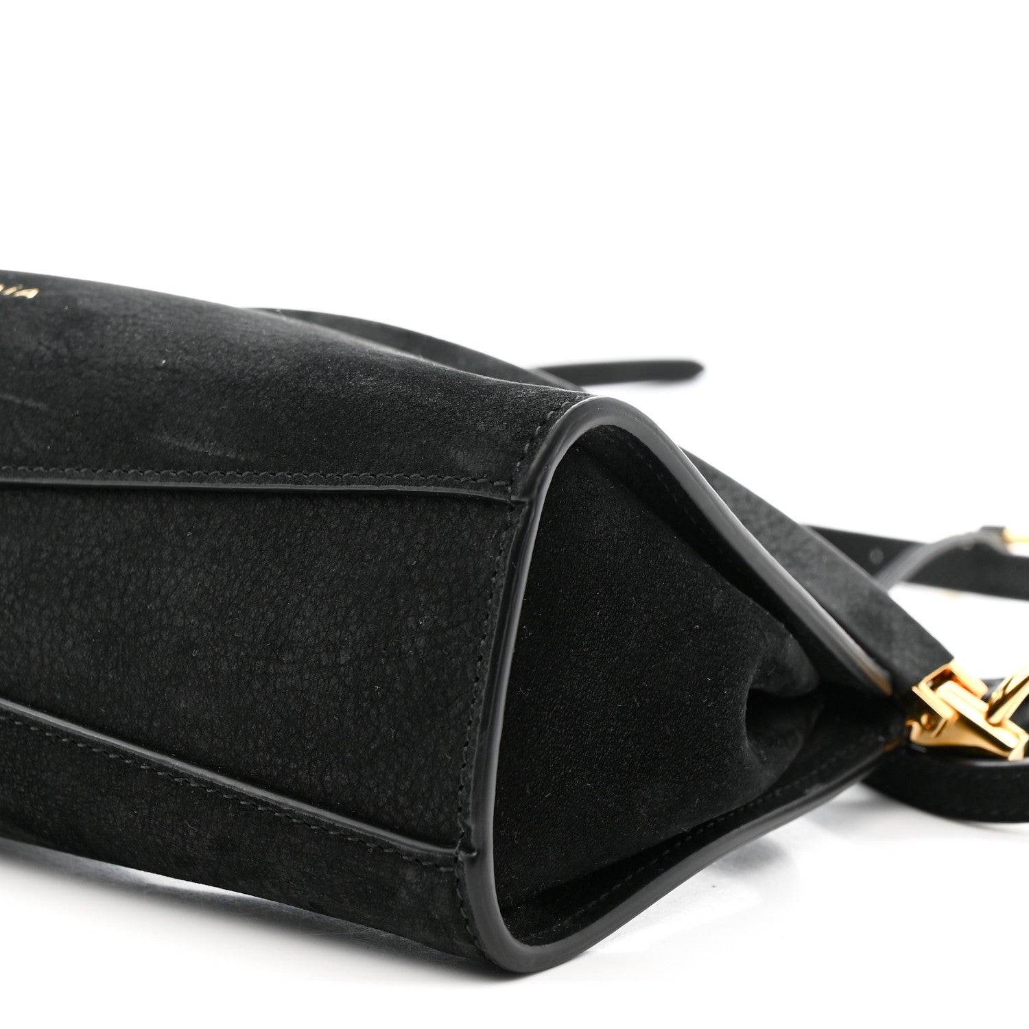 Alaia Suede Le Click East West Small Bag Black 9 of 9