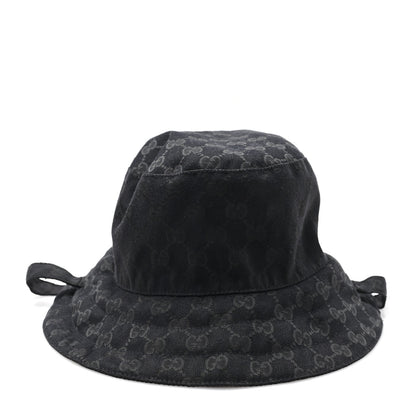 Gucci Canvas Monogram Reversible Bucket Hat Black 13 of 14