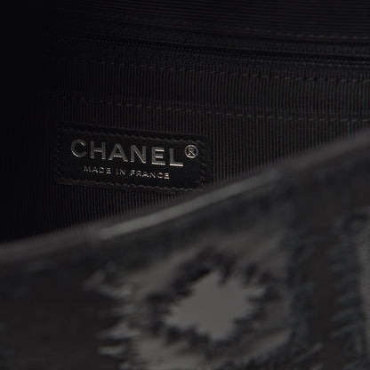 Chanel Tweed Patchwork Medium Single Flap Black 6 of 10