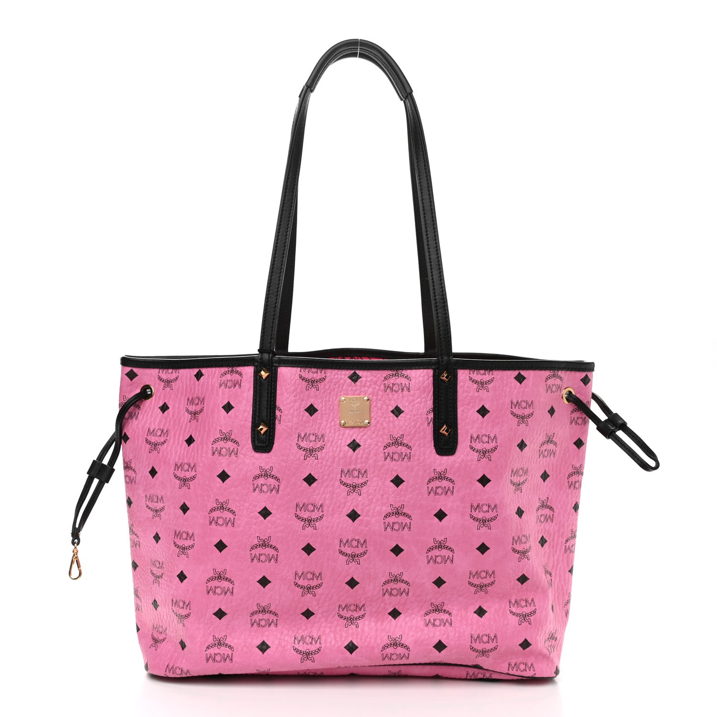 Visetos Medium Project Reversible Shopper Tote Pink