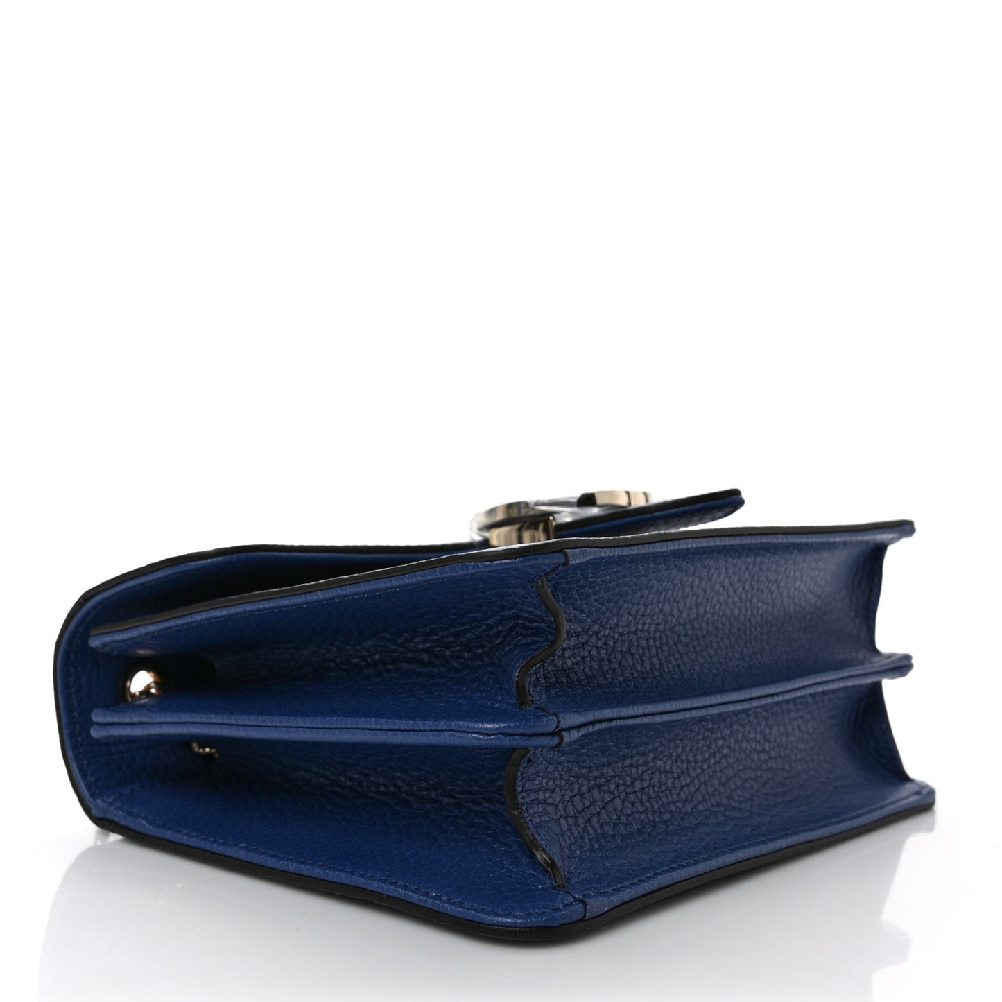 Dollar Calfskin Small Interlocking G Shoulder Bag Caspian