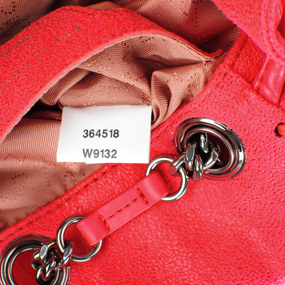 Stella McCartney Shaggy Deer Mini Falabella Backpack Pink Fluo 7 of 8