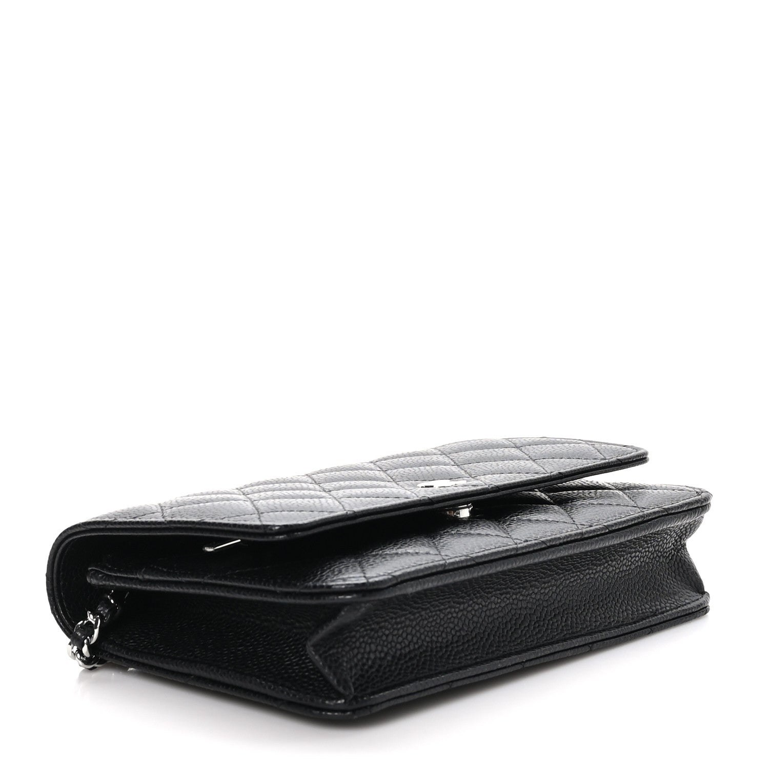Chanel Caviar Quilted Wallet on Chain WOC Black 4 of 12